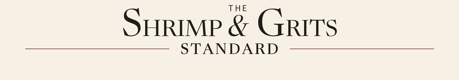 The Shrimp & Grits Standard
